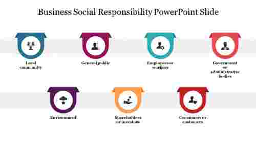 Business Social Responsibility PowerPoint Slide